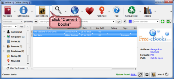 convert ebooks