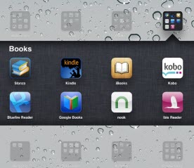 eBook reader apps on iPad
