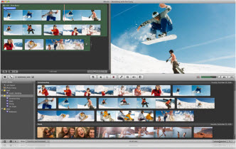 iMovie video editing application