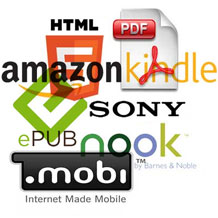 common ebook formats